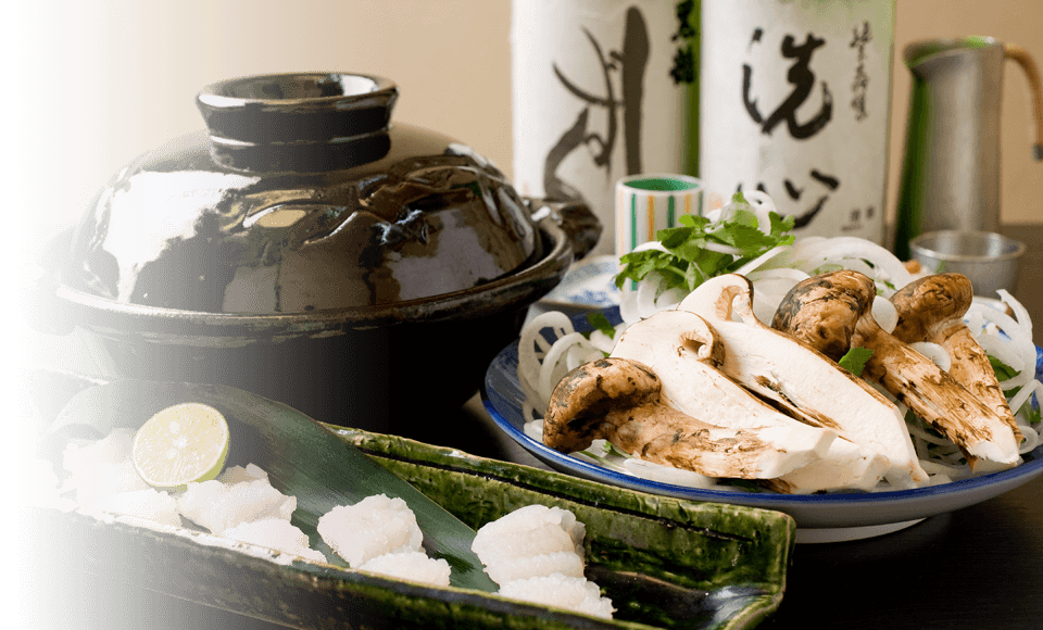 鱧と松茸